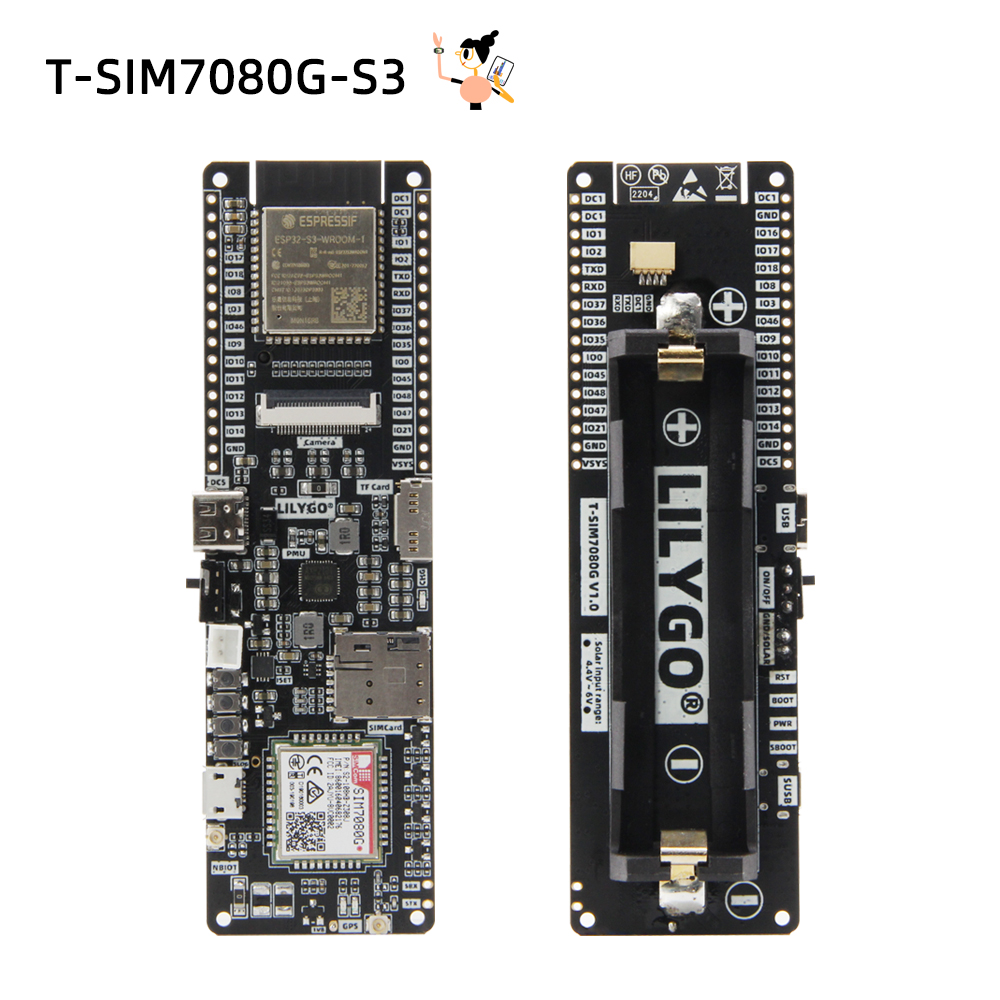 Esp32 S3 Development Board Lot - LILYGO® T-SIM7080-S3 ESP32-S3 مجلس التنمية القط