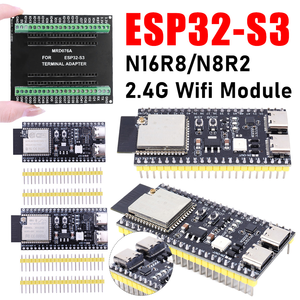 Esp32 S3 Development Board Lot - ESP32 S3 مجلس التنمية مع طقم