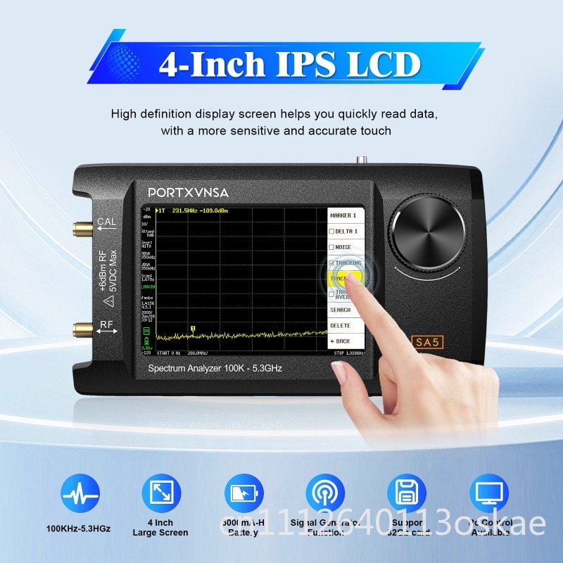 Signal Generator Spectrum Analyzer - محلل طيف محمول متعدد الوظائف SA5