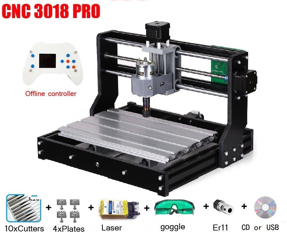 Mini Laser Engraver Cnc Router - ماكينة نقش بالليزر CNC 3018 PRO،