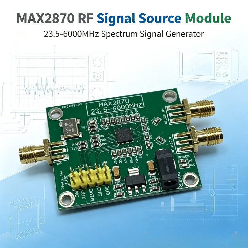 Signal Generator Spectrum Analyzer - وحدة مصدر إشارة التردد اللاسلكي MAX2870
