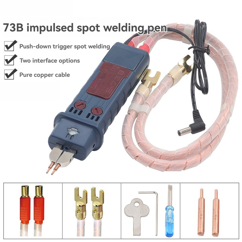 Spot Welder 18650 Battery Pack - قلم لحام نقطي مدمج 73B، جهاز