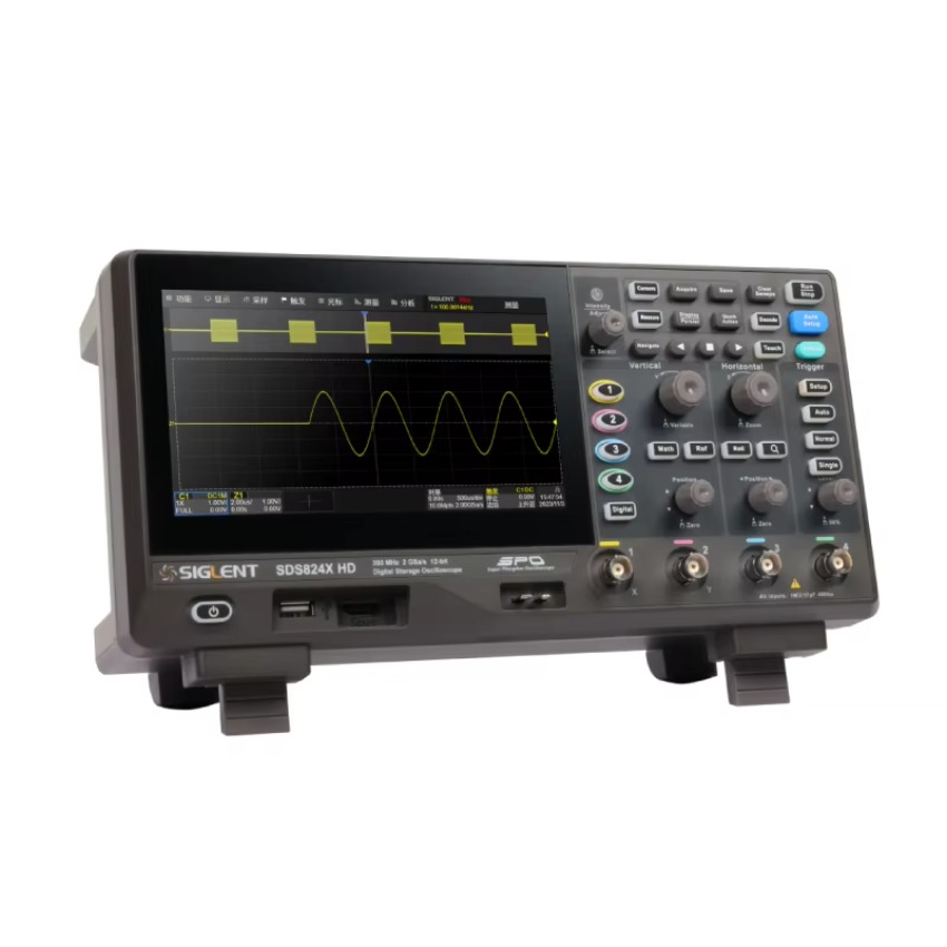 Digital Storage Oscilloscope 100Mhz - جهاز راسم الذبذبات الرقمي SIGLENT SDS802XHD/SDS812XHD،