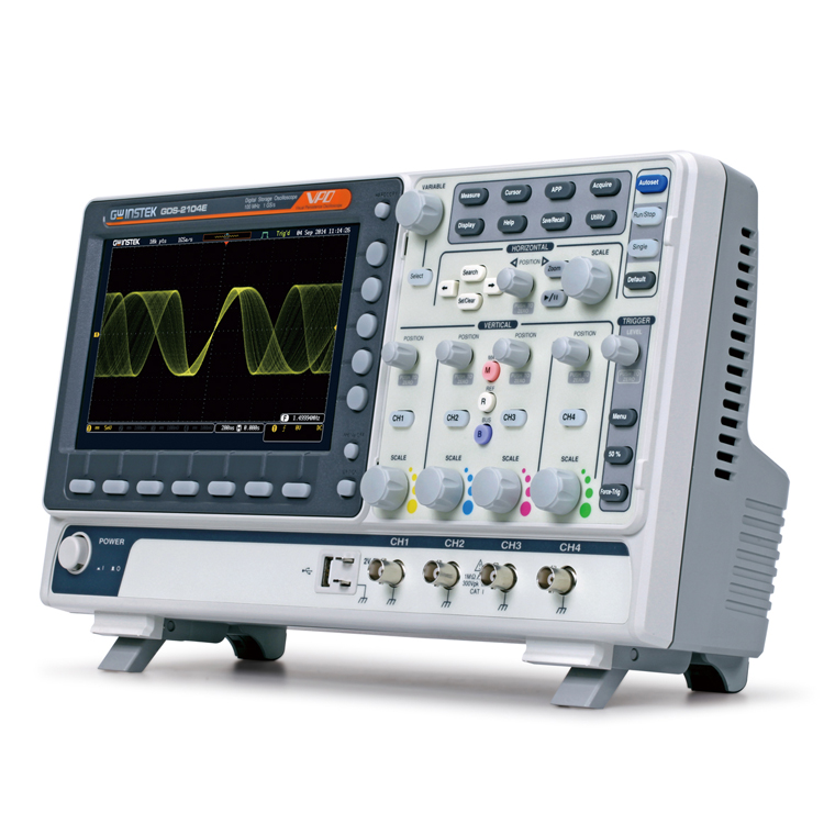 Digital Storage Oscilloscope 100Mhz - Gwinstek GDS-2000E سلسلة GDS-2204E 200 ميجا