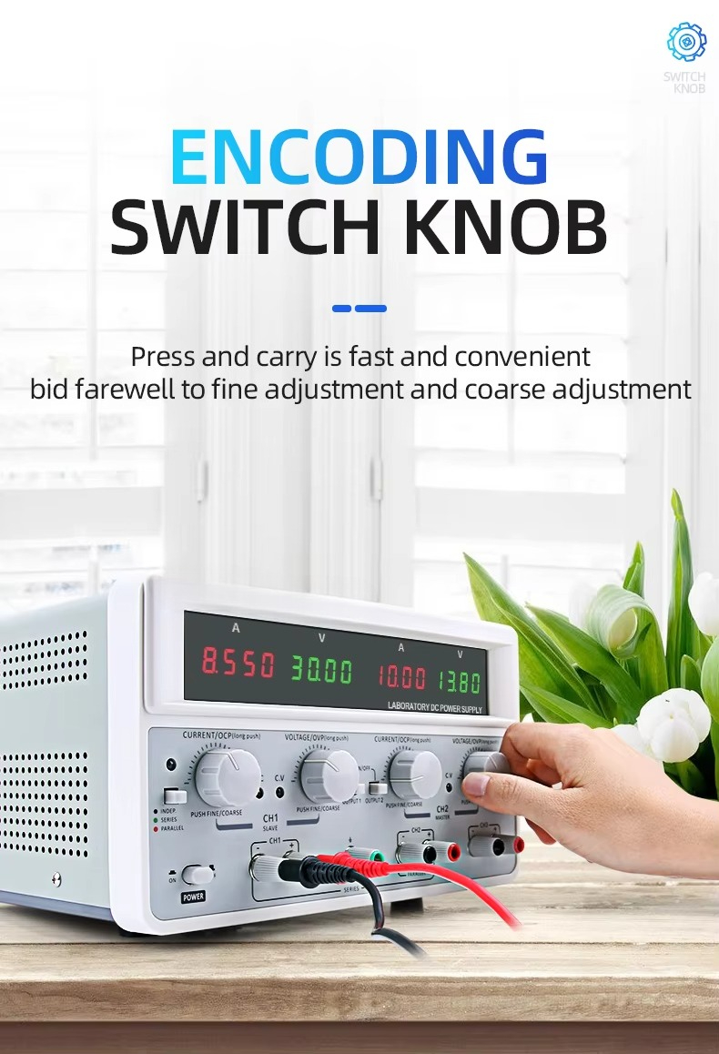 مصدر طاقة خطي متعدد القنوات A- - مراجعة Linear Lab Power Supply Adjustable وسعره