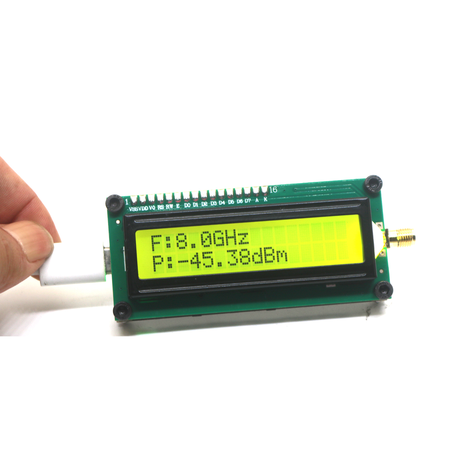 1Mhz-8Ghz AD8319 RF السلطة متر - مراجعة Signal Generator Spectrum Analyzer وسعره