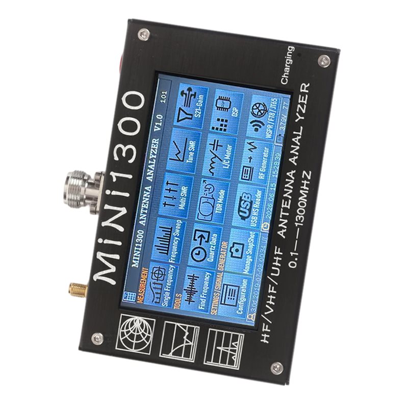 ABUI-Mini1300 محلل شبكة فيكتور - مراجعة Signal Generator Spectrum Analyzer وسعره