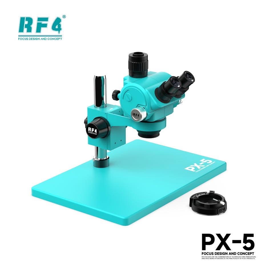مجهر ستيريو ثلاثي العدسات RF4  - مراجعة Stereo Trinocular Microscope Pcb وسعره