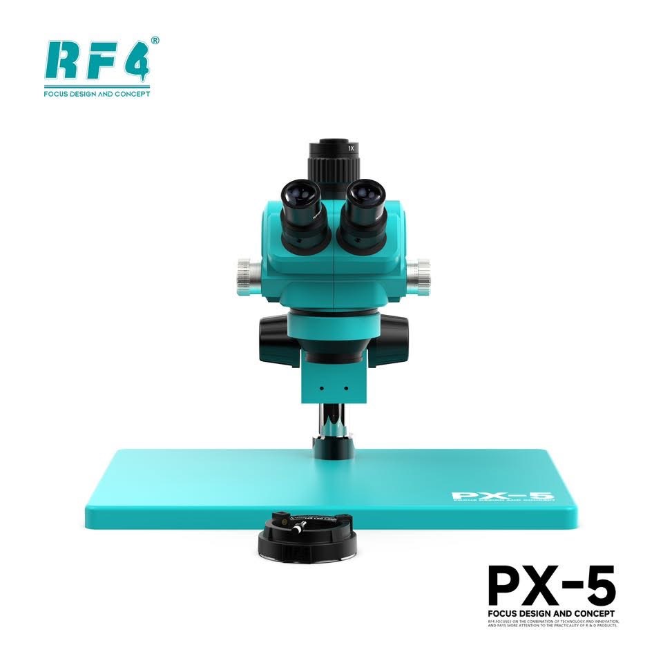مجهر ستيريو ثلاثي العدسات RF4  - مراجعة Stereo Trinocular Microscope Pcb وسعره