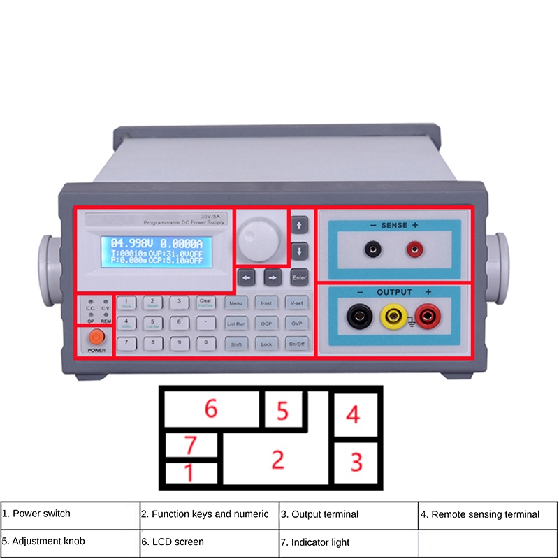 مختبر قابل للتعديل 30 فولت 60  - مراجعة Linear Lab Power Supply Adjustable وسعره