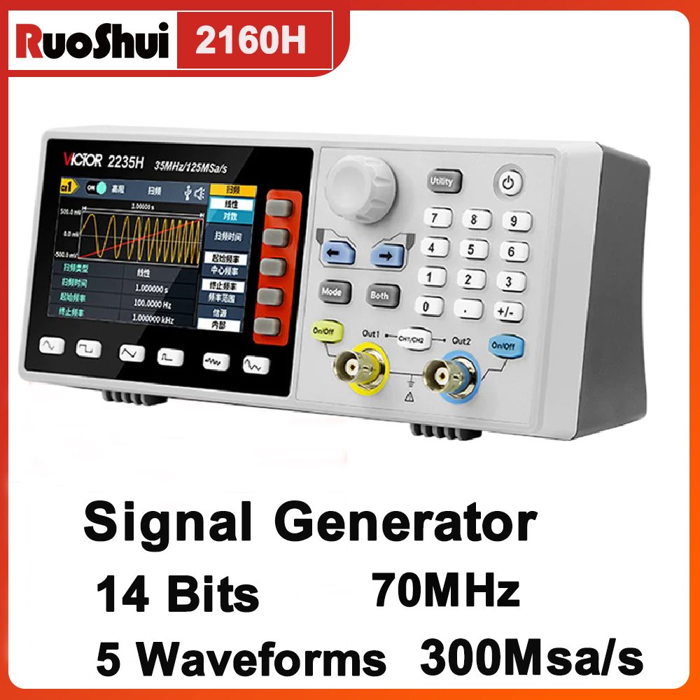 مولد إشارات VICTOR أحادي الشكل - مراجعة Function Arbitrary Waveform Generator وسعره