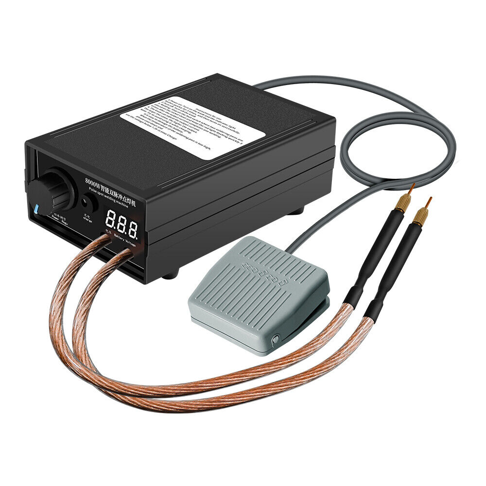 8000 واط مجموعة لحام البقعة ال - مراجعة Spot Welder 18650 Battery Pack وسعره