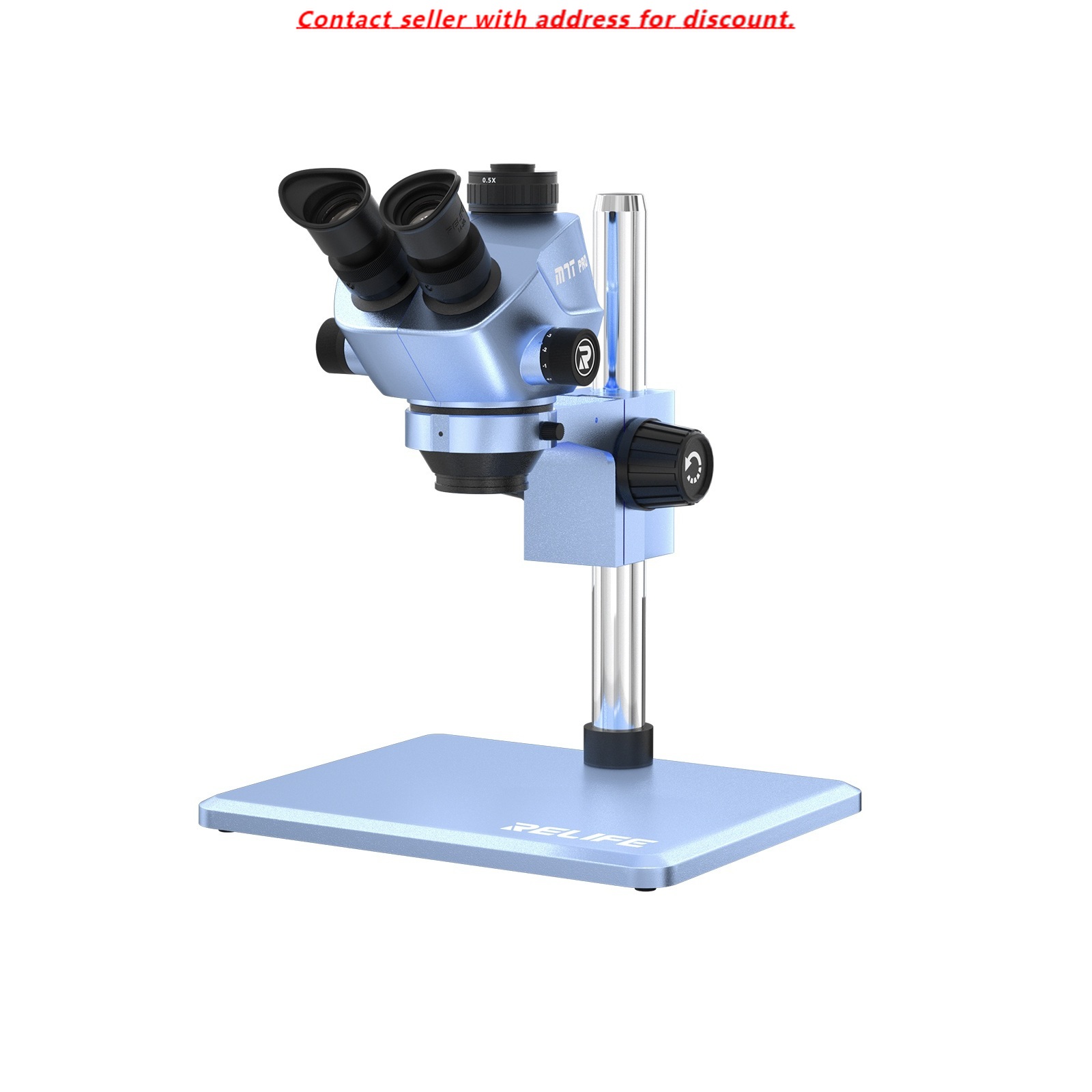 RELIFE RL-M7T Pro-B11 ثلاثي ال - مراجعة Stereo Trinocular Microscope Pcb وسعره