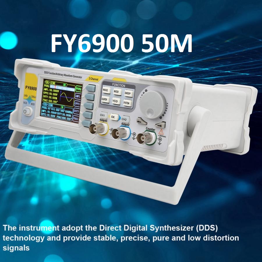 Feelelec FY6900 0-60 ميجا هرتز - مراجعة Function Arbitrary Waveform Generator وسعره