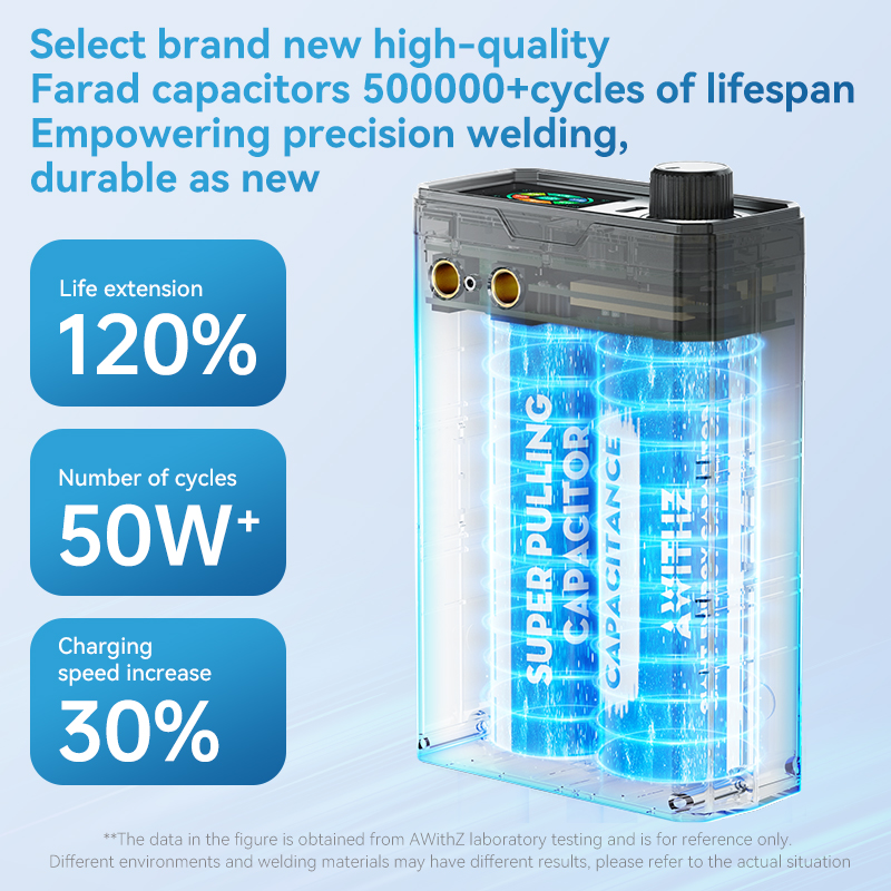 جهاز لحام نقطي AWithZ UKF10 بم - مراجعة Spot Welder 18650 Battery Pack وسعره
