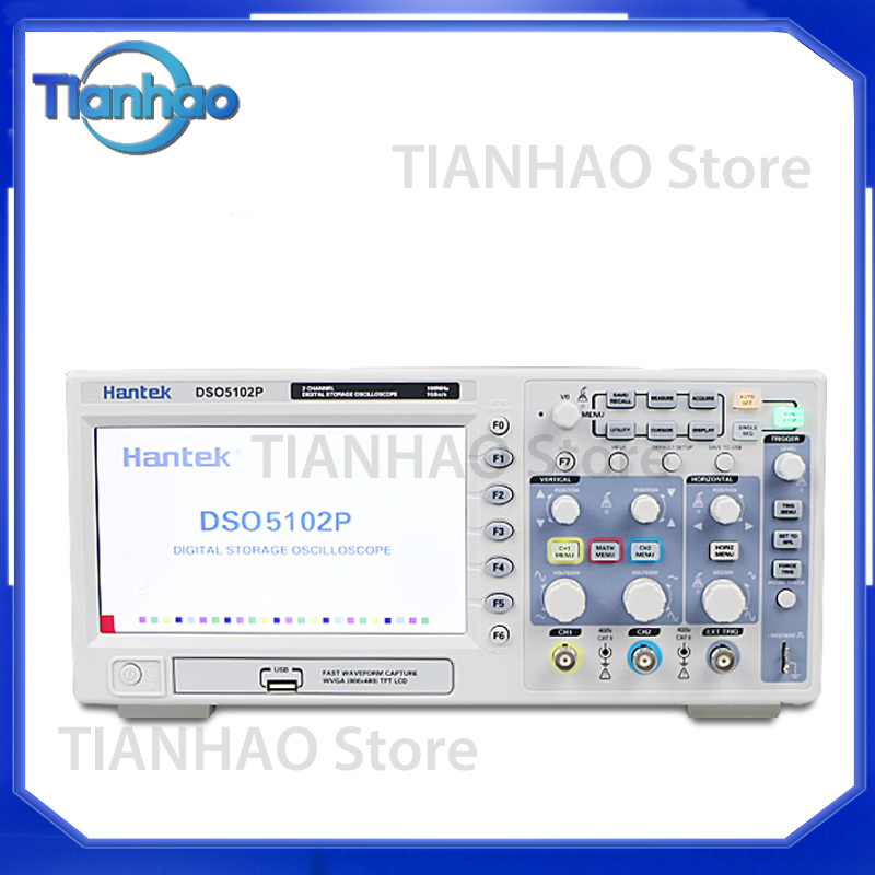 جهاز راسم الذبذبات الرقمي Hant - مراجعة Digital Storage Oscilloscope 100Mhz وسعره