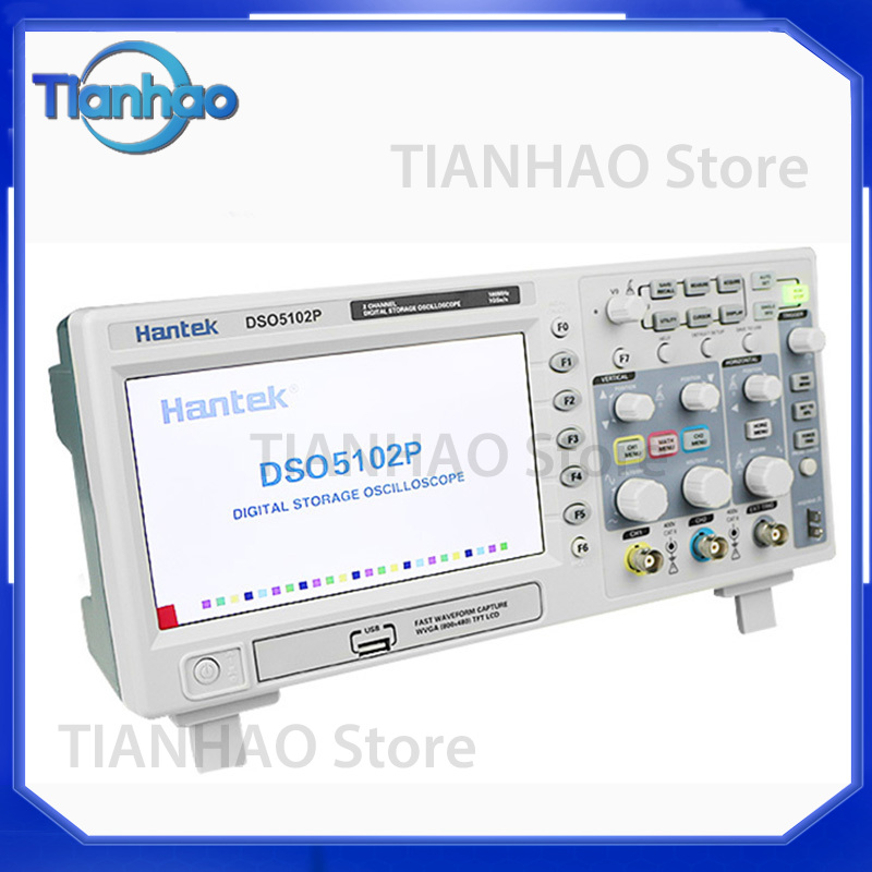 جهاز راسم الذبذبات الرقمي Hant - مراجعة Digital Storage Oscilloscope 100Mhz وسعره