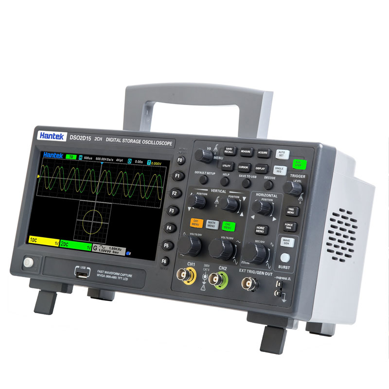 جهاز راسم الذبذبات الرقمي الجد - مراجعة Digital Storage Oscilloscope 100Mhz وسعره