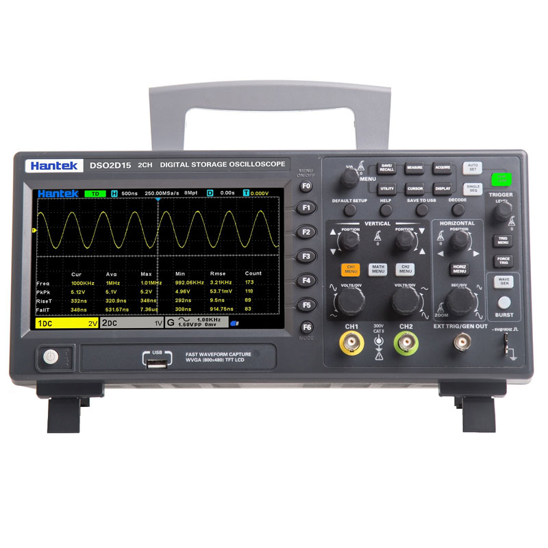جهاز راسم الذبذبات الرقمي الجد - مراجعة Digital Storage Oscilloscope 100Mhz وسعره