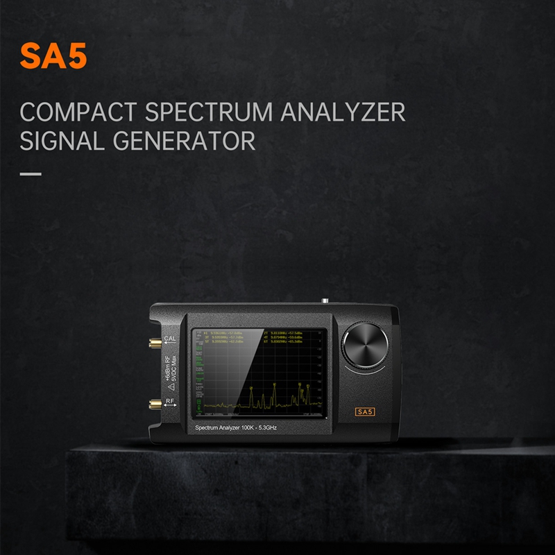 ● أحدث محلل طيفي SA5 بشاشة LCD - مراجعة Signal Generator Spectrum Analyzer وسعره