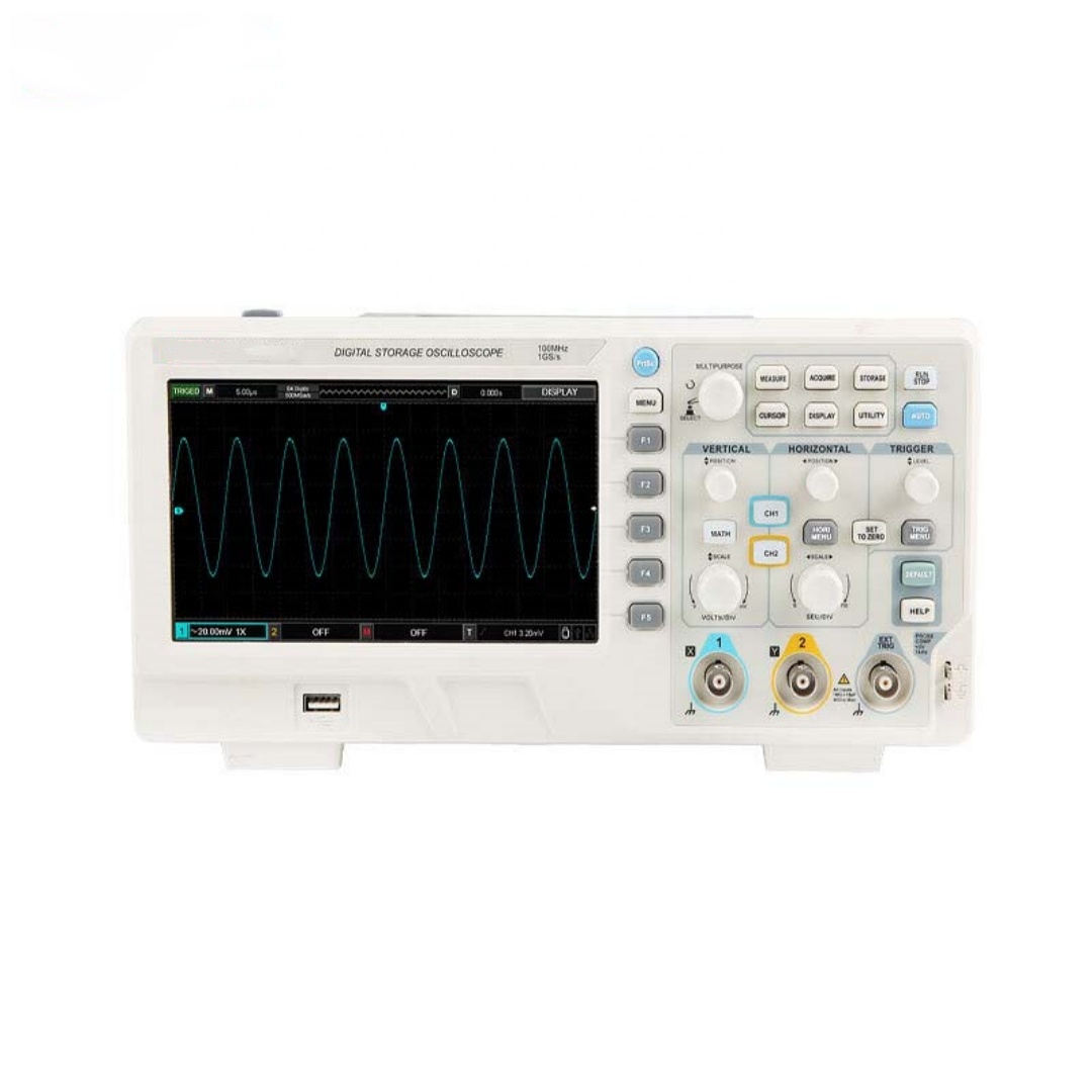 جهاز راسم ذبذبات رقمي ثنائي ال - مراجعة Digital Storage Oscilloscope 100Mhz وسعره