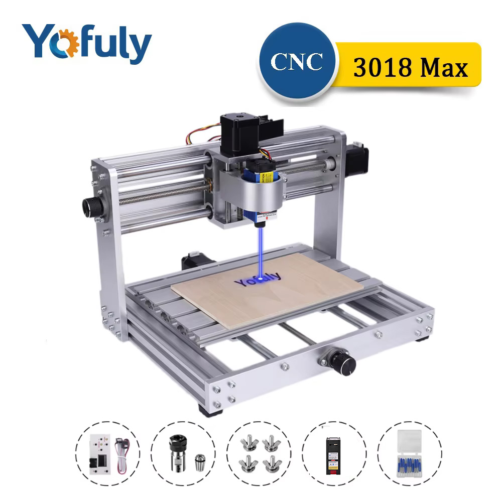 ماكينة نقش المعادن باستخدام ال - مراجعة Mini Laser Engraver Cnc Router وسعره