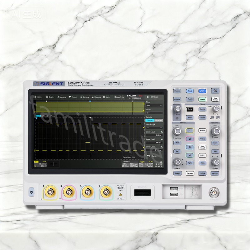 جهاز راسم ذبذبات رقمي SIGLENT  - مراجعة Digital Storage Oscilloscope 100Mhz وسعره