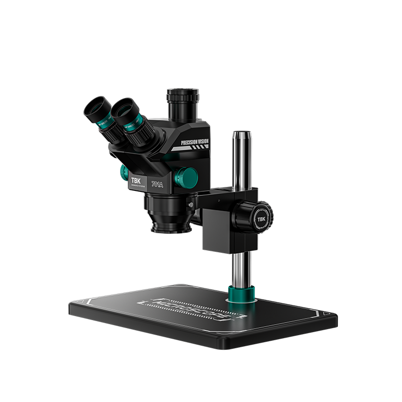 مجهر ستيريو ثلاثي العينية TBK  - مراجعة Stereo Trinocular Microscope Pcb وسعره