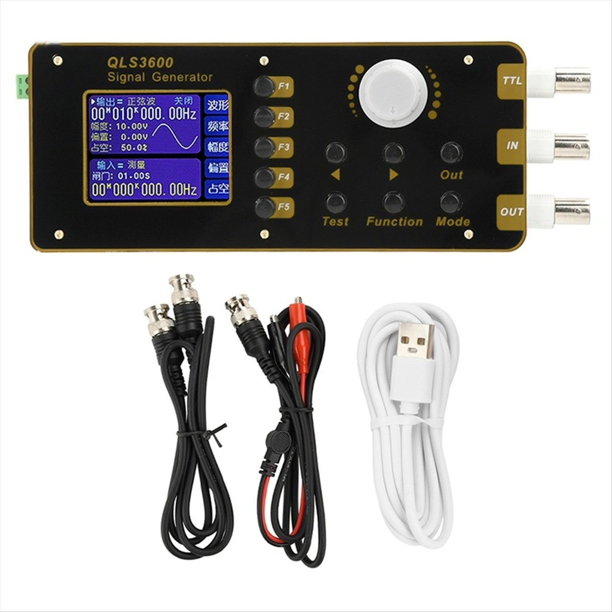 M85K QLS325S 2.4 بوصة DDS وظيف - مراجعة Function Arbitrary Waveform Generator وسعره