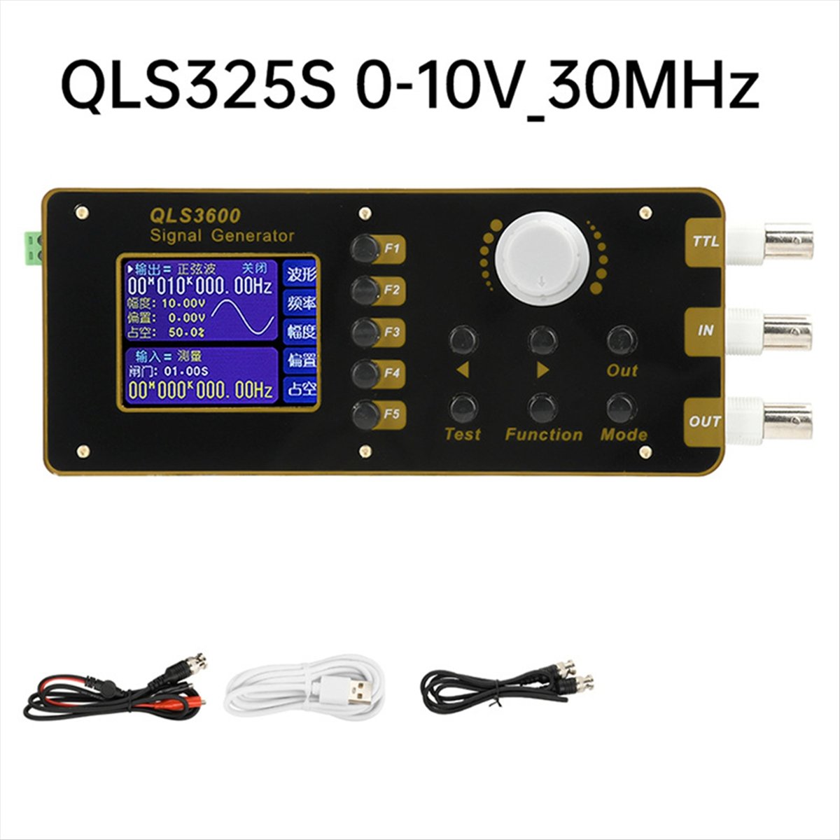 M85K QLS325S 2.4 بوصة DDS وظيف - مراجعة Function Arbitrary Waveform Generator وسعره
