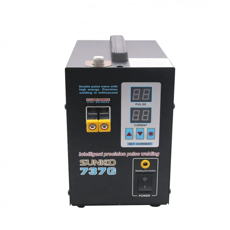 ماكينة لحام 737G بقوة 110 فولت - مراجعة Spot Welder 18650 Battery Pack وسعره