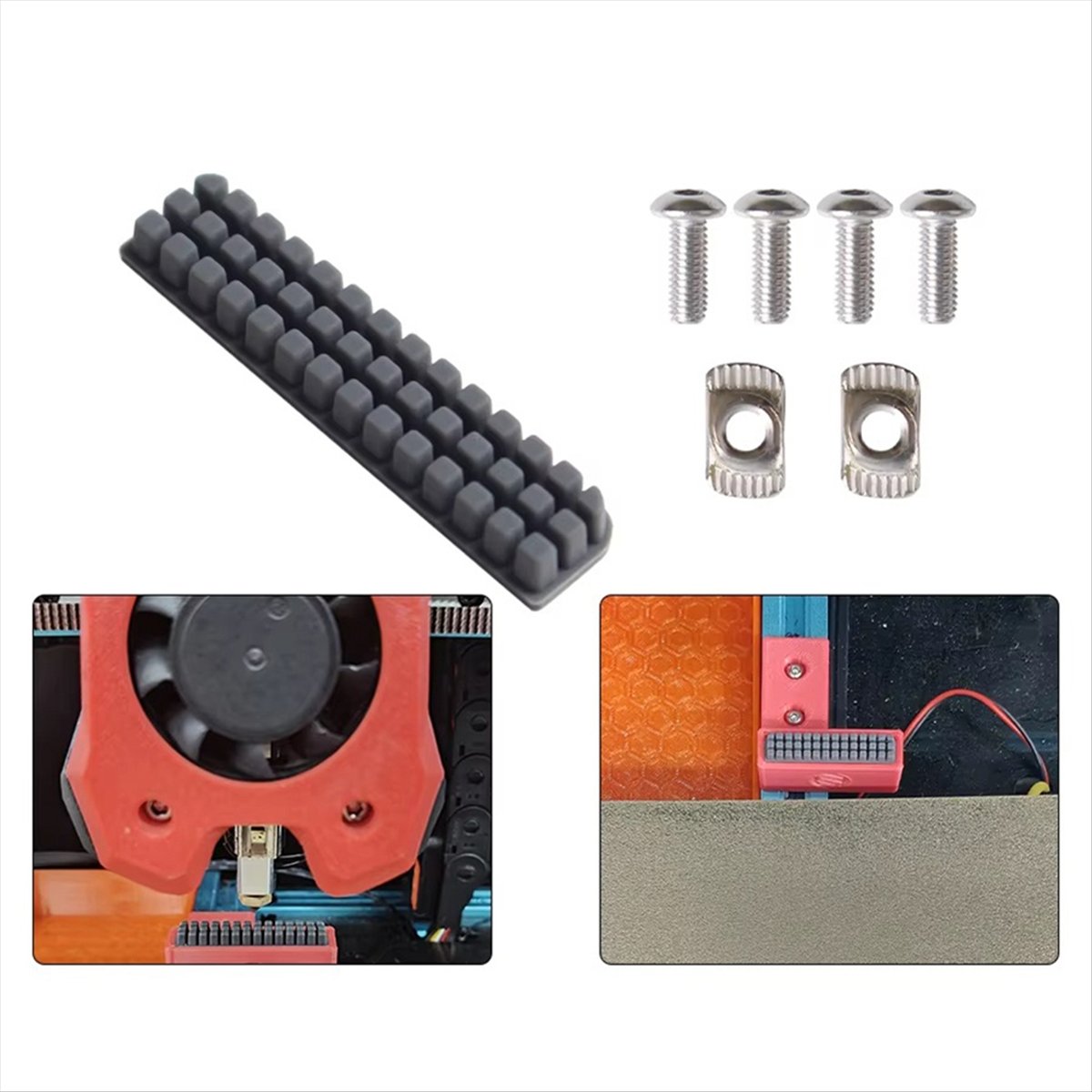 فرشاة سيليكون لتنظيف فوهات طاب - مراجعة Voron 2.4 R2 Kit وسعره
