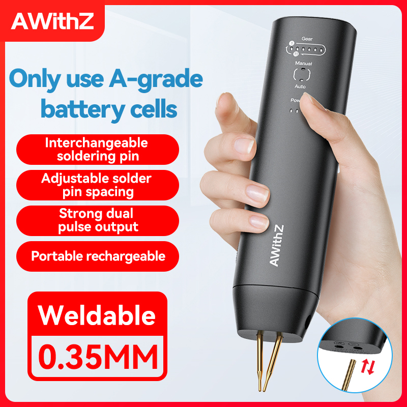 Awithz بطارية محمولة بقعة لحام - مراجعة Spot Welder 18650 Battery Pack وسعره