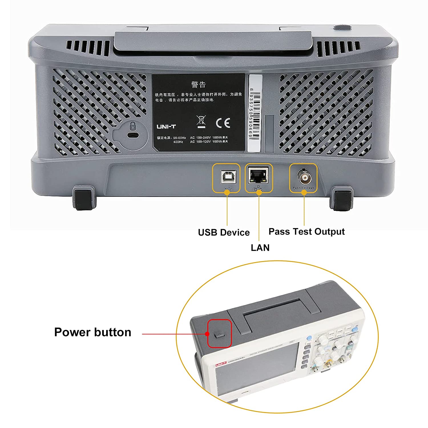 جهاز راسم موجات رقمي عالي الدق - مراجعة Digital Storage Oscilloscope 100Mhz وسعره
