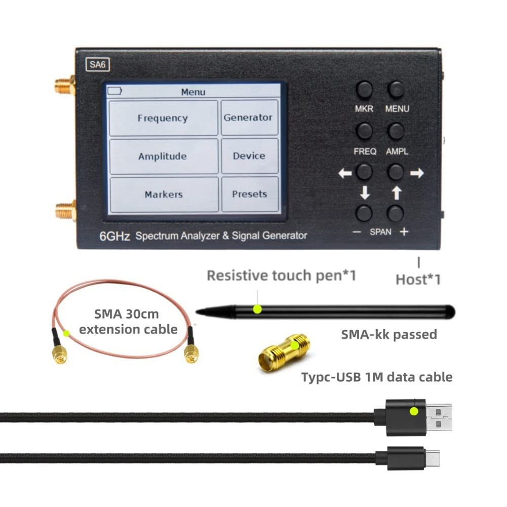 محلل طيفي SA6 بتردد 6 جيجاهرتز - مراجعة Signal Generator Spectrum Analyzer وسعره