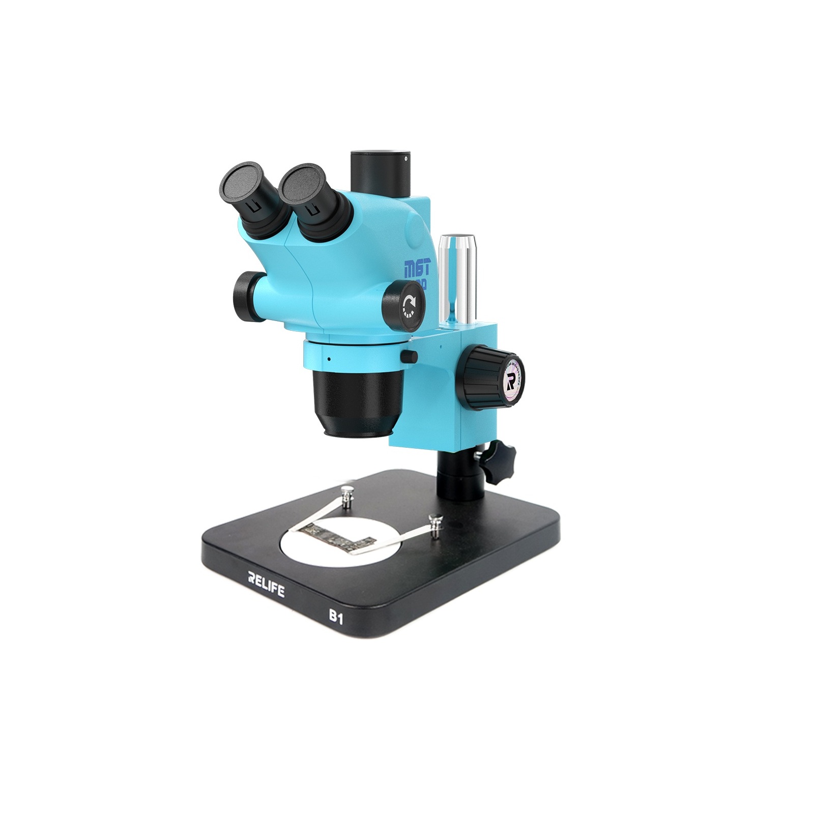 مجهر ستيريو ثلاثي العدسات عالي - مراجعة Stereo Trinocular Microscope Pcb وسعره