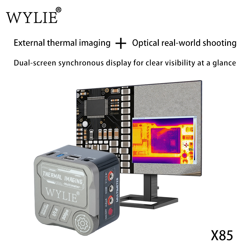 كاميرا مجهر صناعي WYLIE X85 بد - مراجعة Thermal Imaging Camera Pcb Repair وسعره