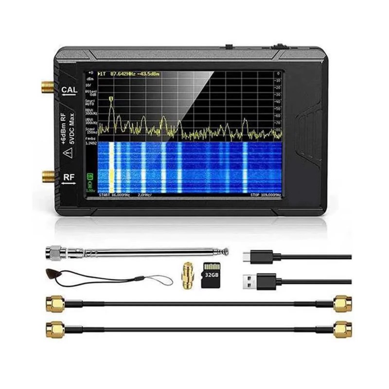 محلل الطيف الصغير المحمول الجد - مراجعة Signal Generator Spectrum Analyzer وسعره