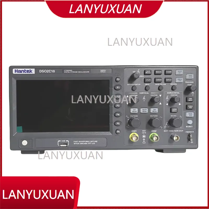 جهاز راسم ذبذبات رقمي هانتك DS - مراجعة Digital Storage Oscilloscope 100Mhz وسعره