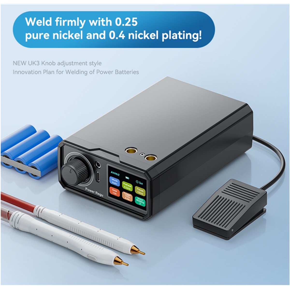 الاتجاه الجديد! UK3 بطارية محم - مراجعة Spot Welder 18650 Battery Pack وسعره