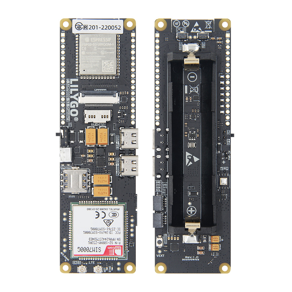 T-SIM7000G-S3-Standard SIM7080 - مراجعة Esp32 S3 Development Board Lot وسعره