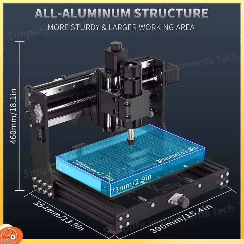 ماكينة سي إن سي 3020 بلس ميني  - مراجعة Mini Laser Engraver Cnc Router وسعره