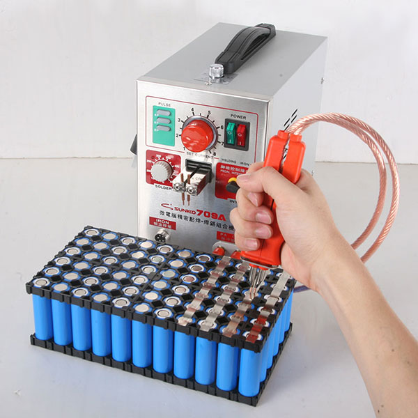 جهاز لحام نقطي للبطاريات من سو - مراجعة Spot Welder 18650 Battery Pack وسعره