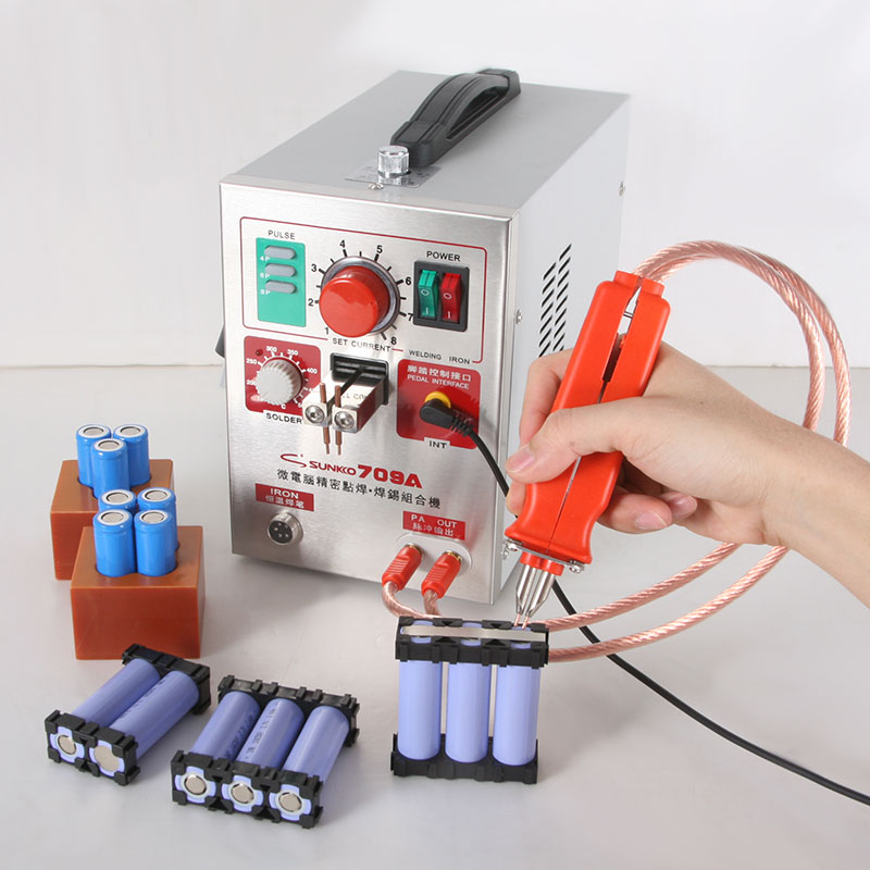 جهاز لحام نقطي للبطاريات من سو - مراجعة Spot Welder 18650 Battery Pack وسعره