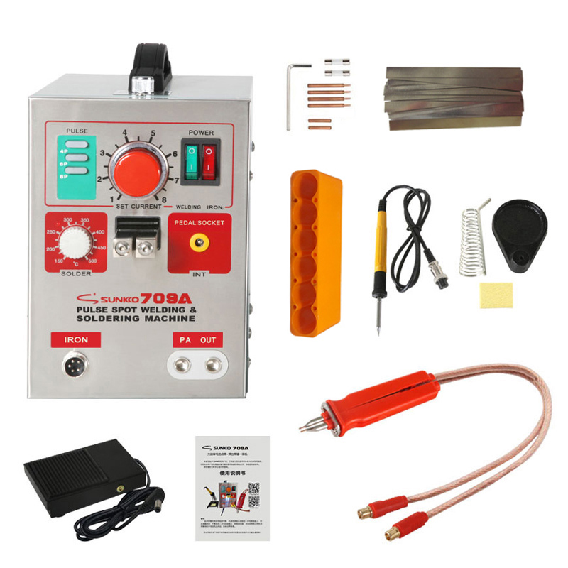 جهاز لحام نقطي للبطاريات من سو - مراجعة Spot Welder 18650 Battery Pack وسعره