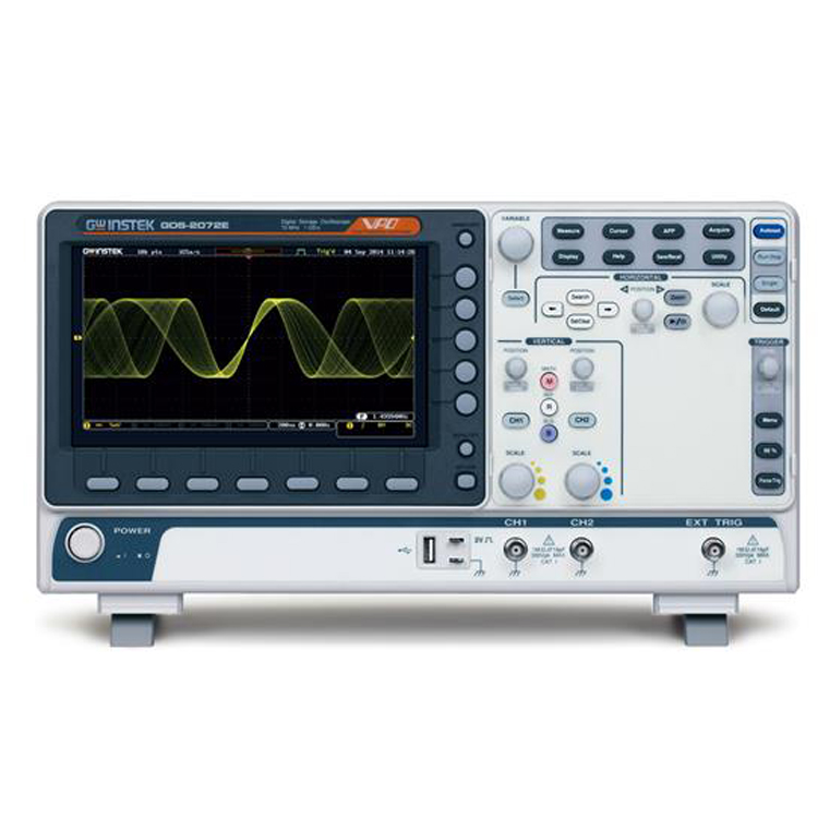 Gwinstek GDS-2000E سلسلة GDS-2 - مراجعة Digital Storage Oscilloscope 100Mhz وسعره