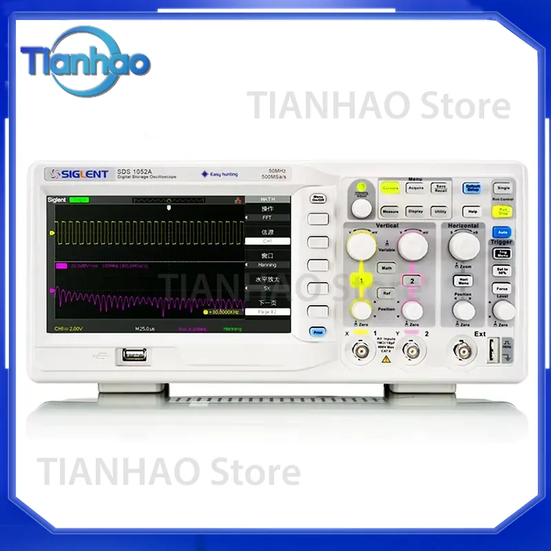 جهاز راسم ذبذبات رقمي للتخزين  - مراجعة Digital Storage Oscilloscope 100Mhz وسعره